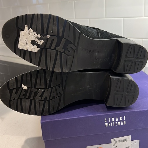 Stuart Weitzman black booties 7.5 - Picture 6 of 9